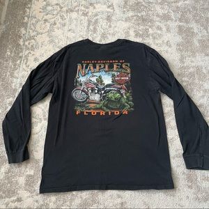 Harley Davidson Naples Florida Gator 2005 LS Tee L